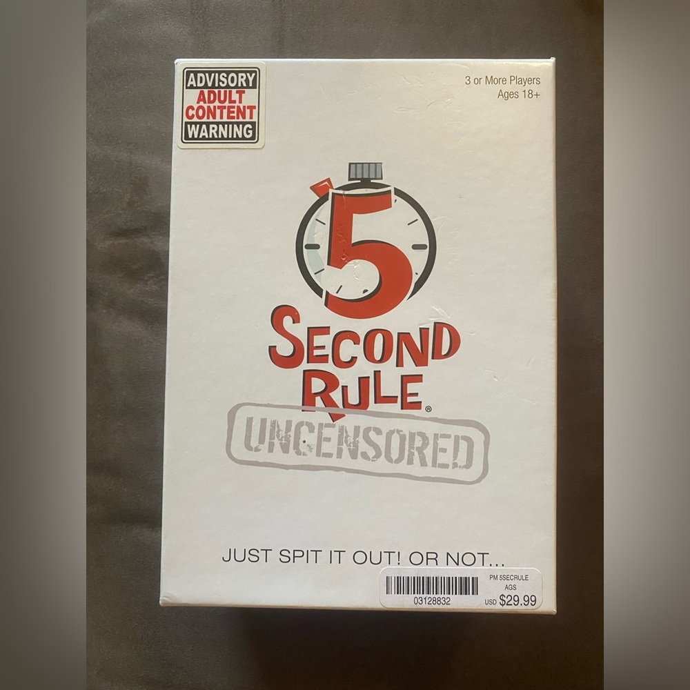 5 Second Rule (Uncensored) Game